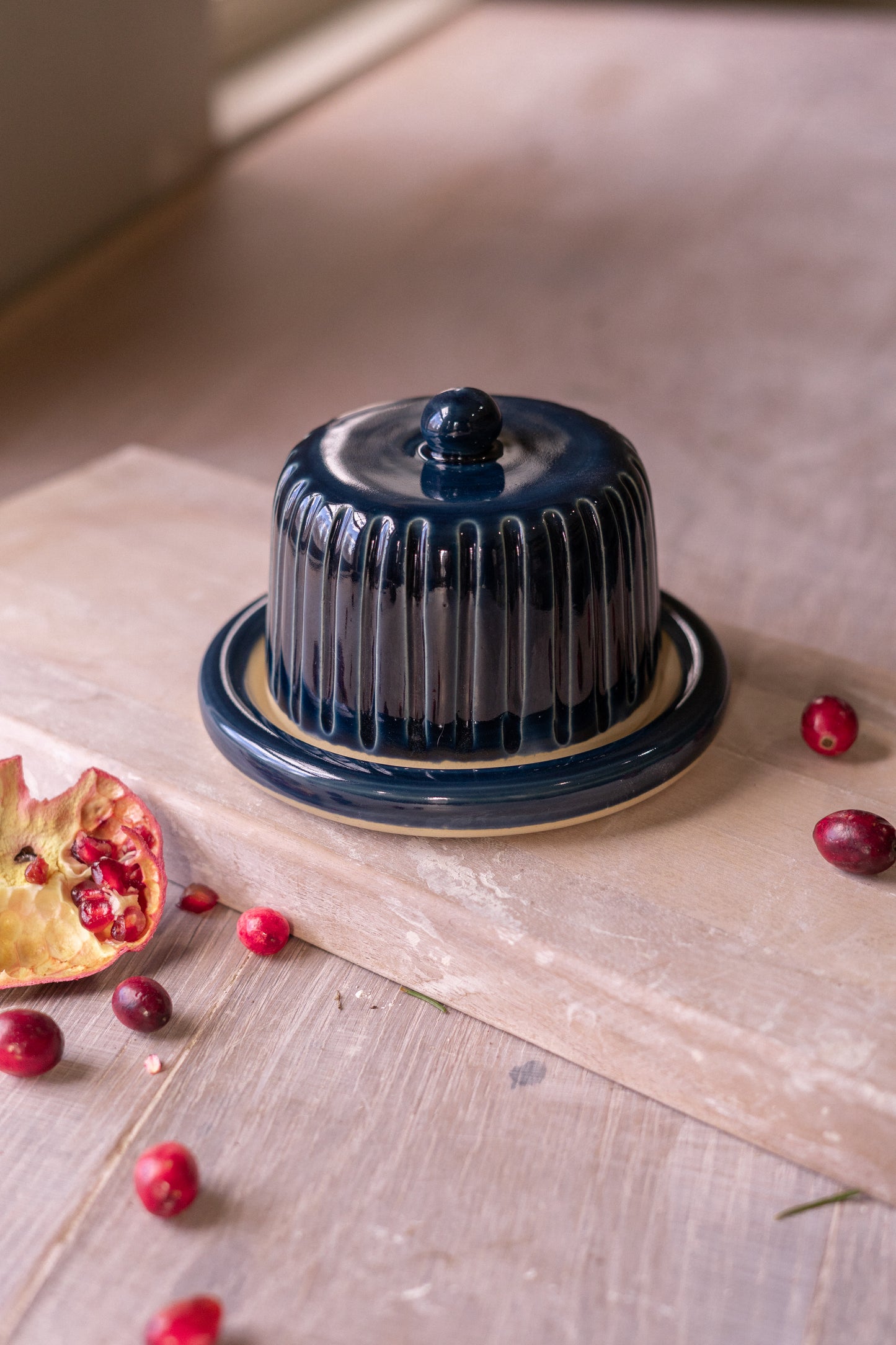 Donut Butter Dish in Midnight