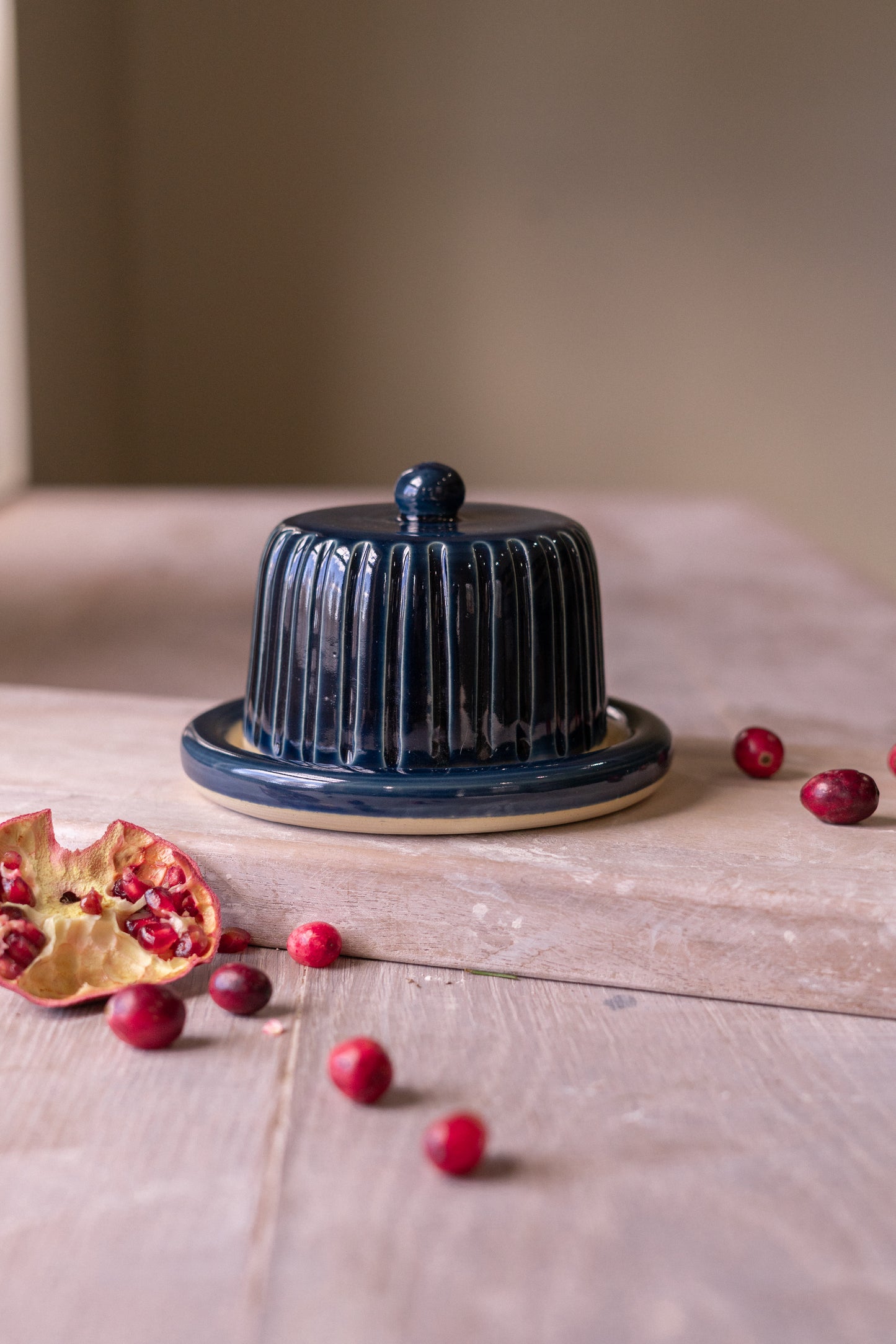 Donut Butter Dish in Midnight