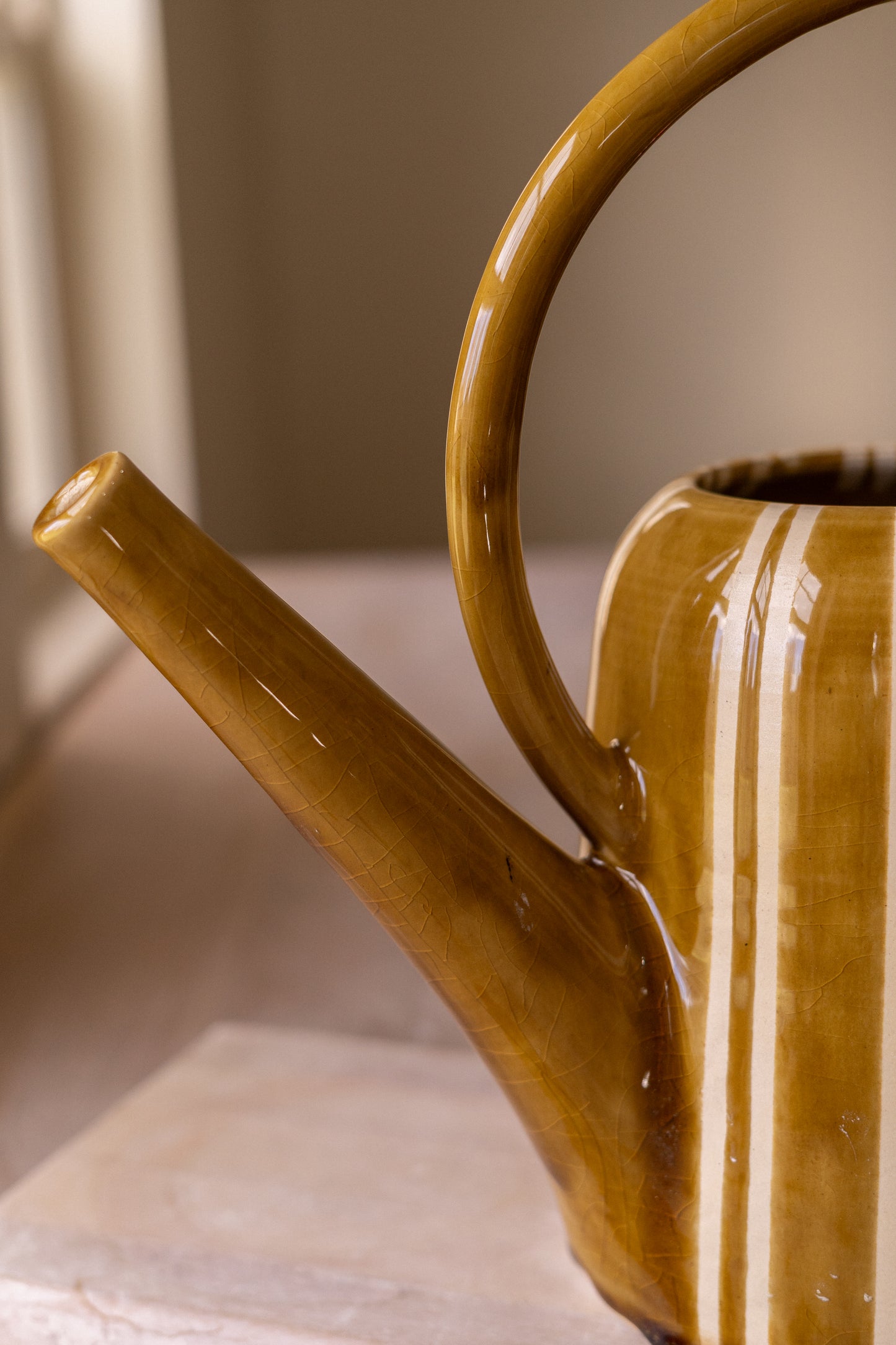 Striped Watering Can
