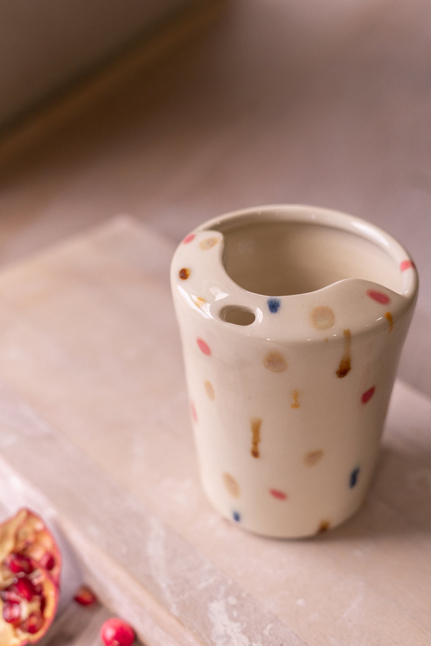 16 Oz Travel Cup in Confetti