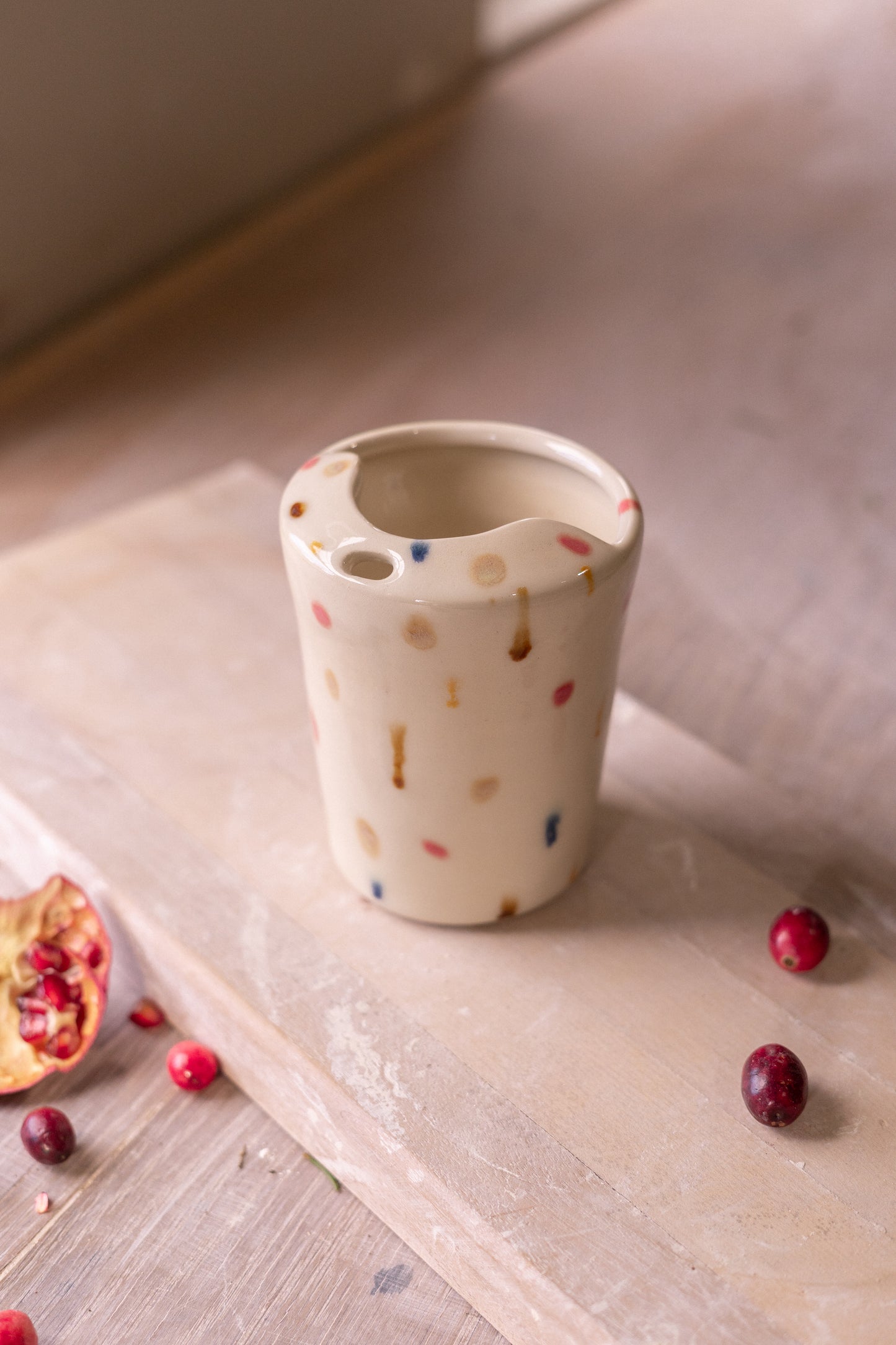 16 Oz Travel Cup in Confetti